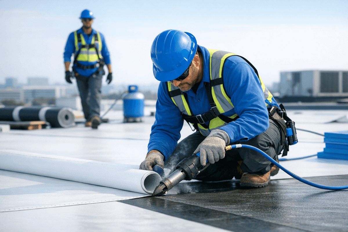 Commercial Roofing service by Reno Roofing
