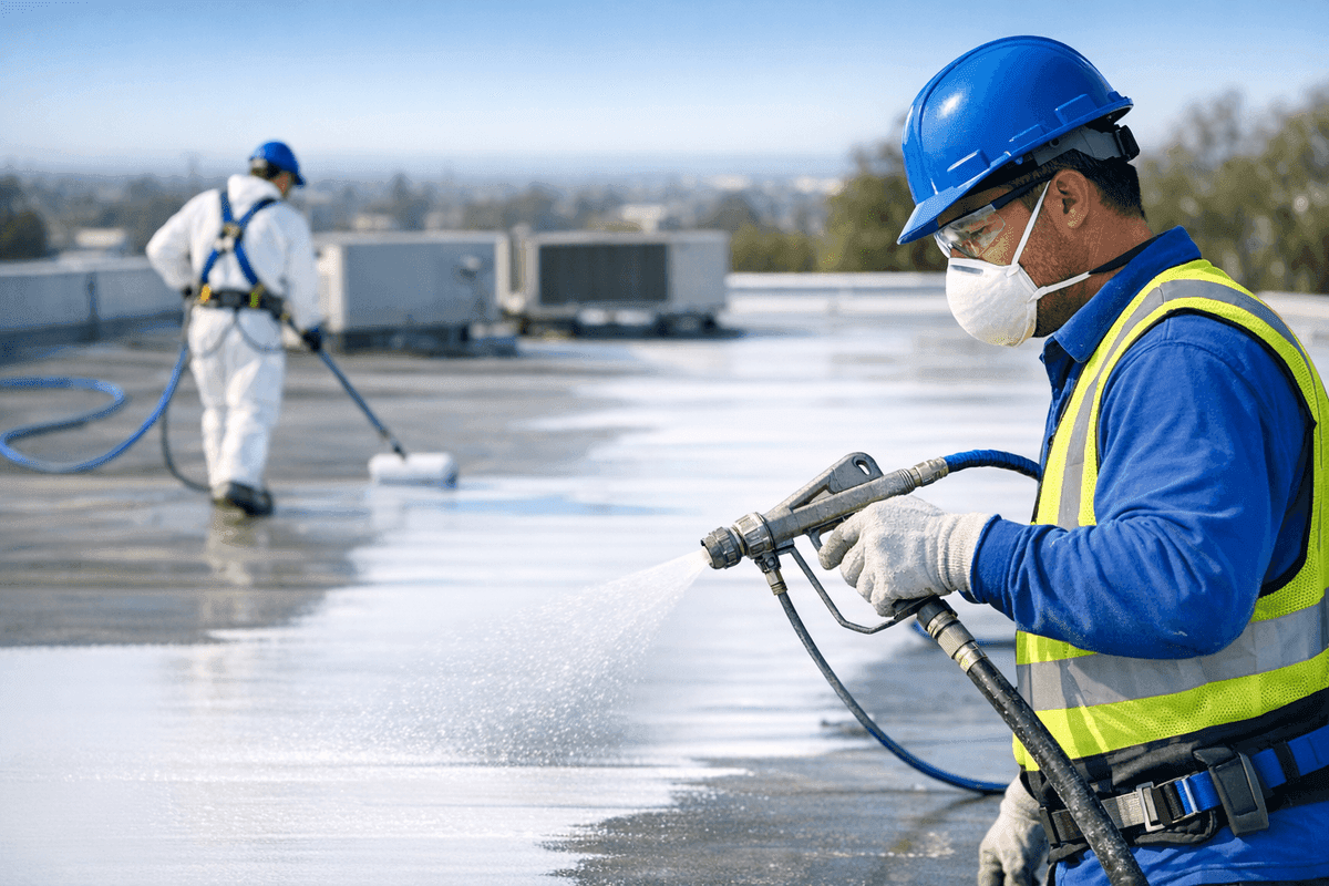 Roof Coatings (Large Scale) service by Reno Roofing