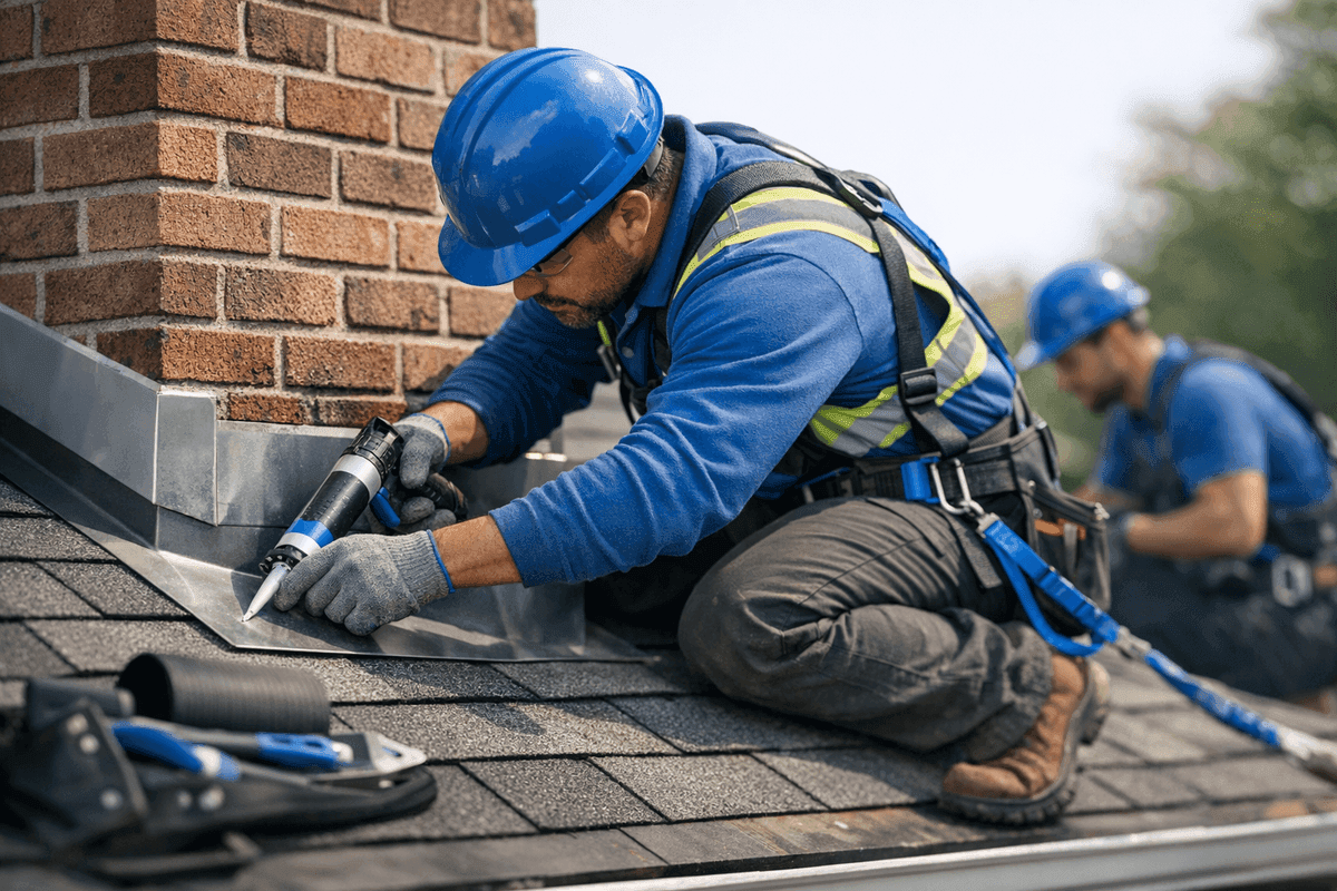 Roof Flashing Repair service by Reno Roofing